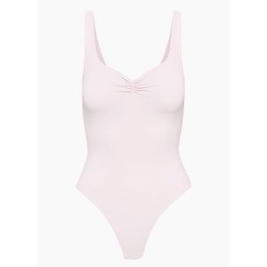 Babaton contour sweetheart bodysuit - halo pink - m